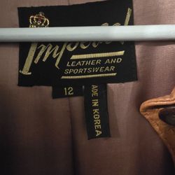 Vintage Leather Trench Coat