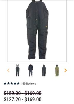 RefrigiWear Overalls Brand New