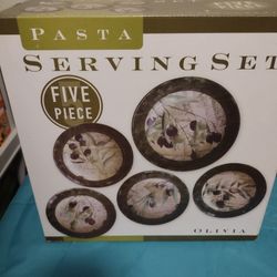 OLIVIA 5 Piece Pasta Set