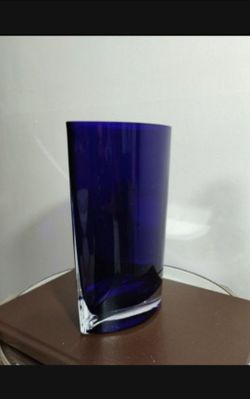 BADASH CRYSTAL VASE 9"×7"