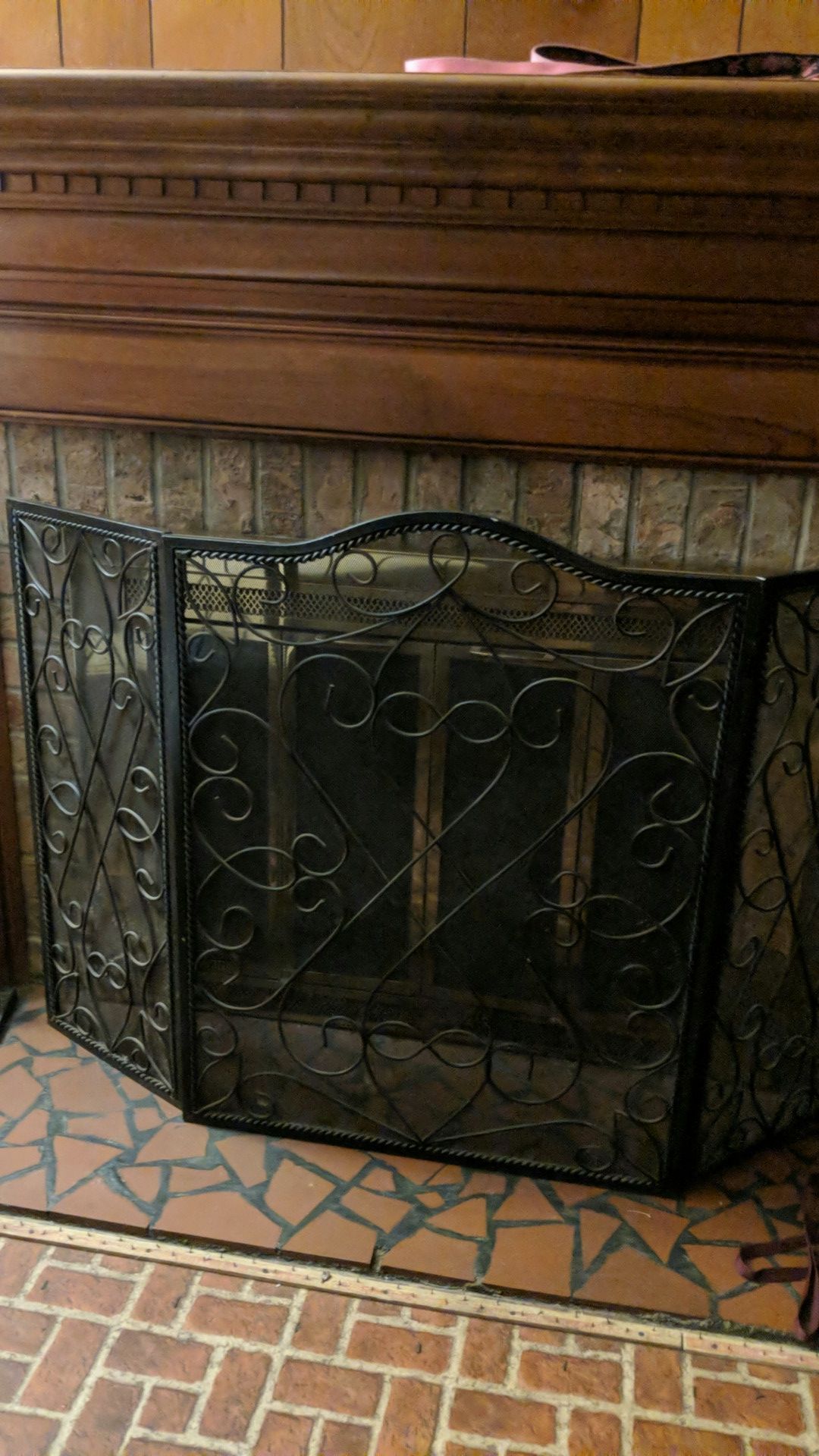 Fire place guard and tools