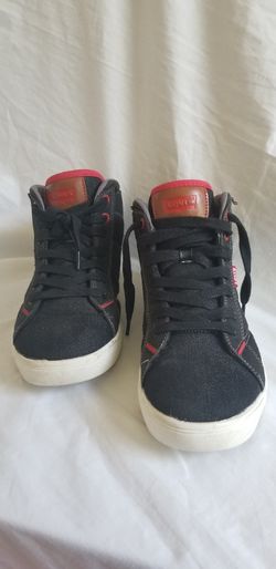 Boys Levi's Black Denim Sneaker - Size 6