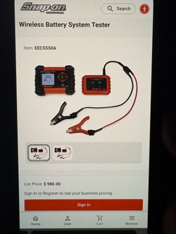 Snap On Battery Tester