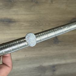 Vs diamonds natural White gold Size 10