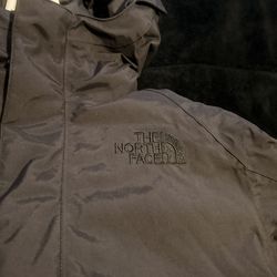 Black bomber north face jacket
