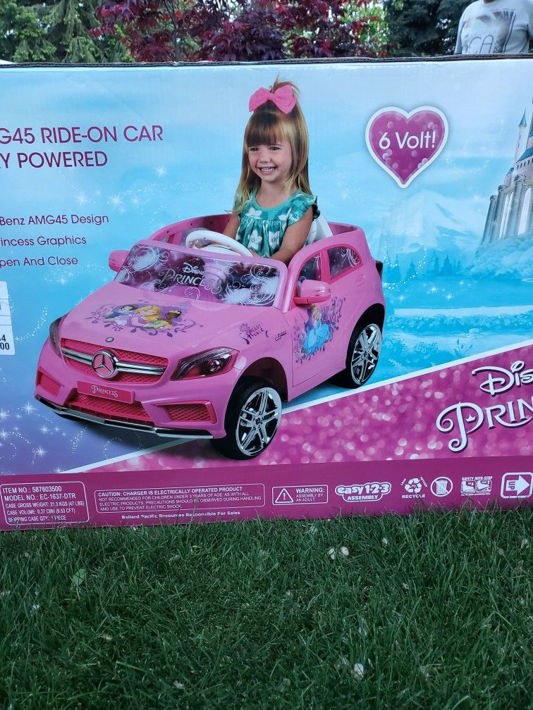 6v Battery Powered Disney Princess Mercedes Benz