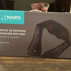 Shiatsu 3D Rotating Massager With Heat