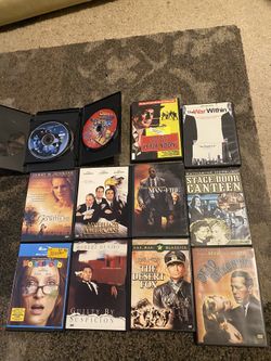 12 Assorted DVDs