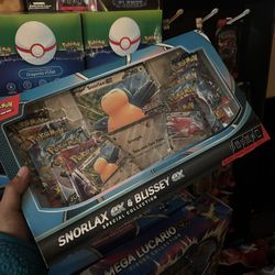 Snorlax Ex And Blissey Ex  Special Collection Box Pokemon Cards