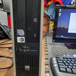 HP Compaq dc7800s (Core 2 Quad, 8GB RAM, Radeon HD 6350) Tower only. See Description For Full Details.