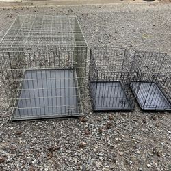 2 Collapsible Dog Kennels 