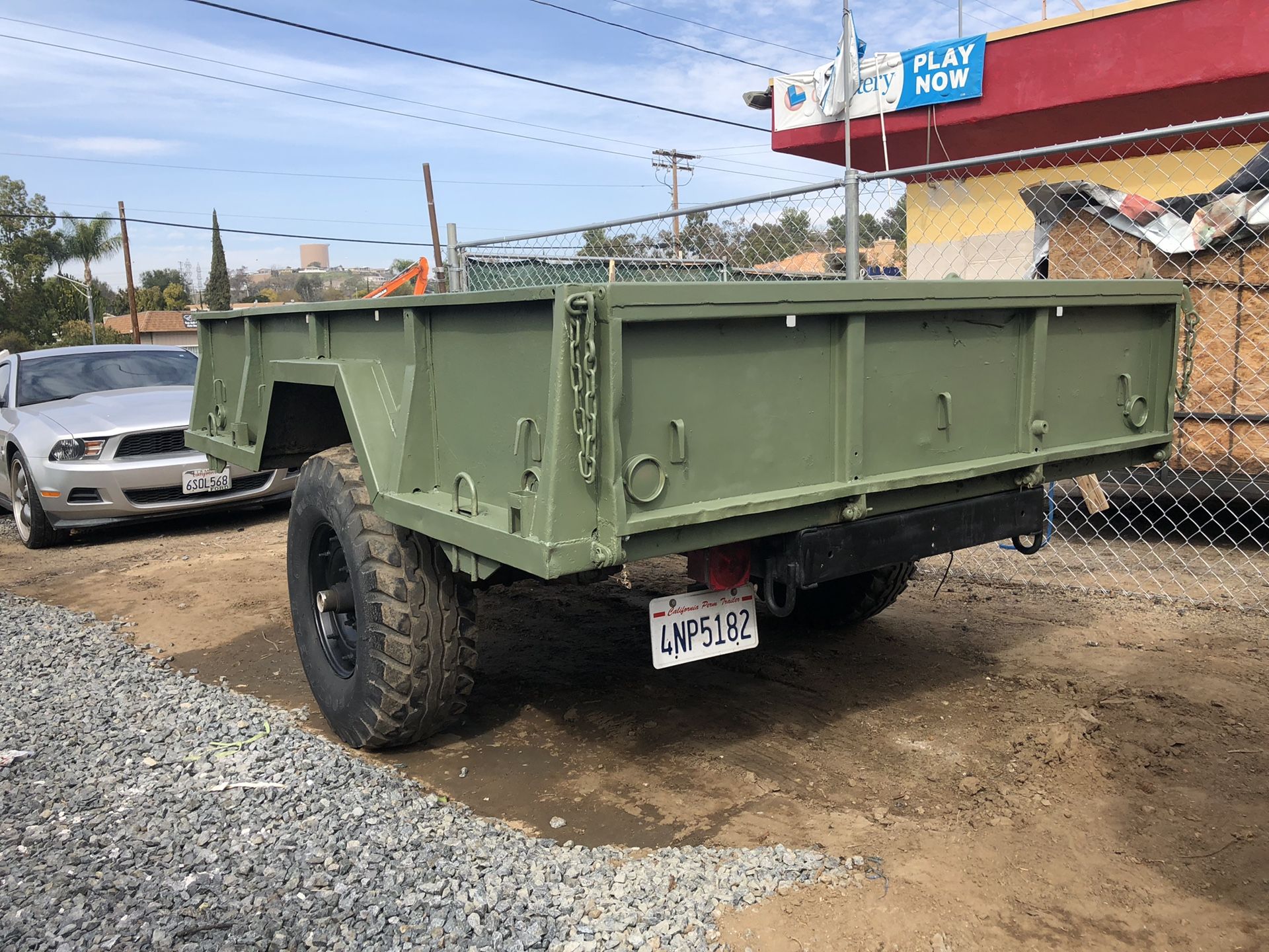 2 ton military trailer