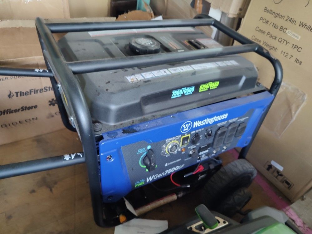 Westinghouse Dual Fuel Generator