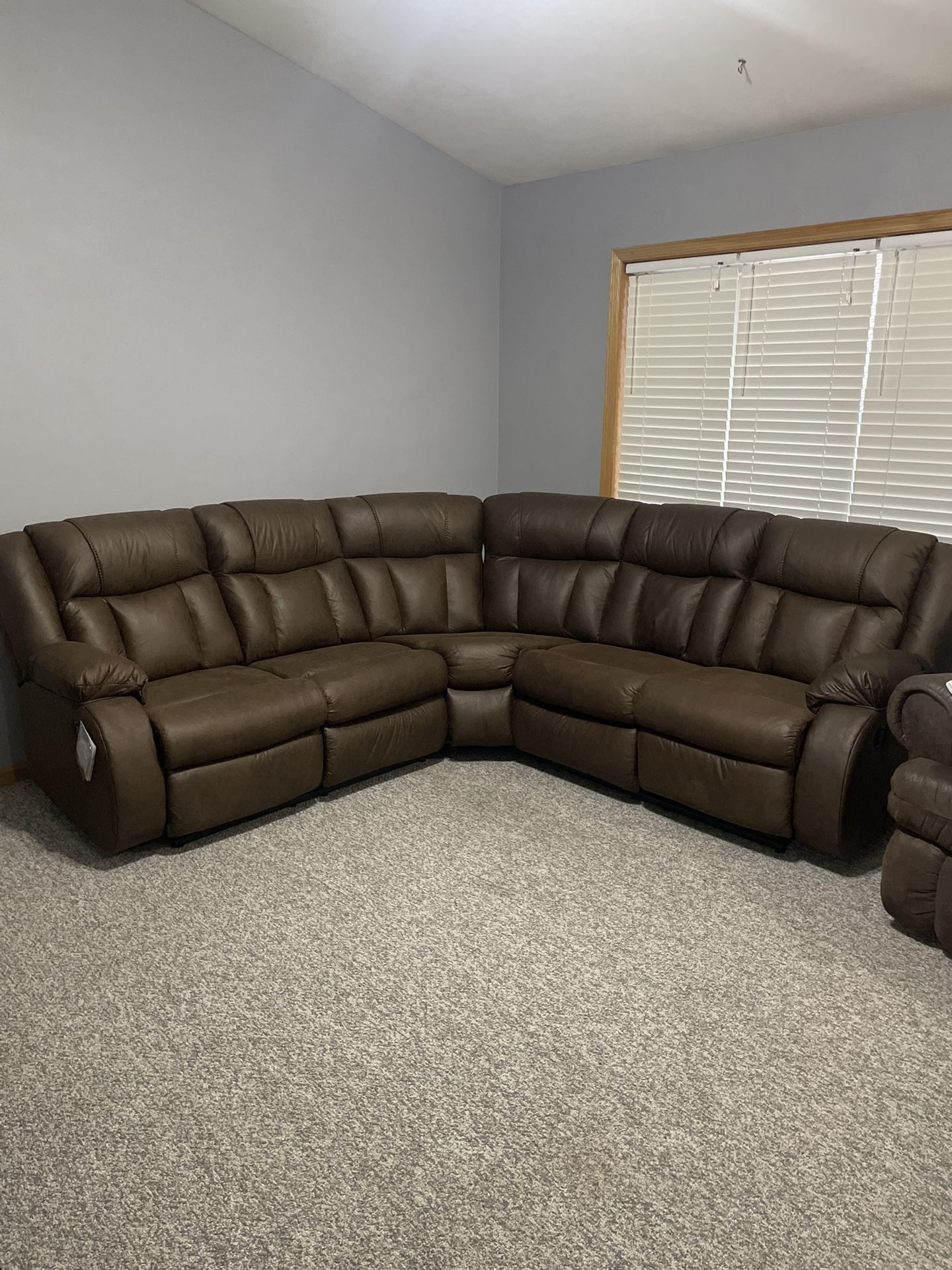 Trail boys 2 piece Reclining Sectional Couch
