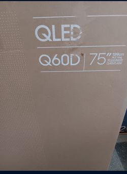 Samsung 75-Inch Class QLED 4K Q60D Series Quantum HDR Smart TV with Object Tracking Sound Lite, Motion Xcelerator, Eye Comfort Mode, Gaming Hub, Alexa