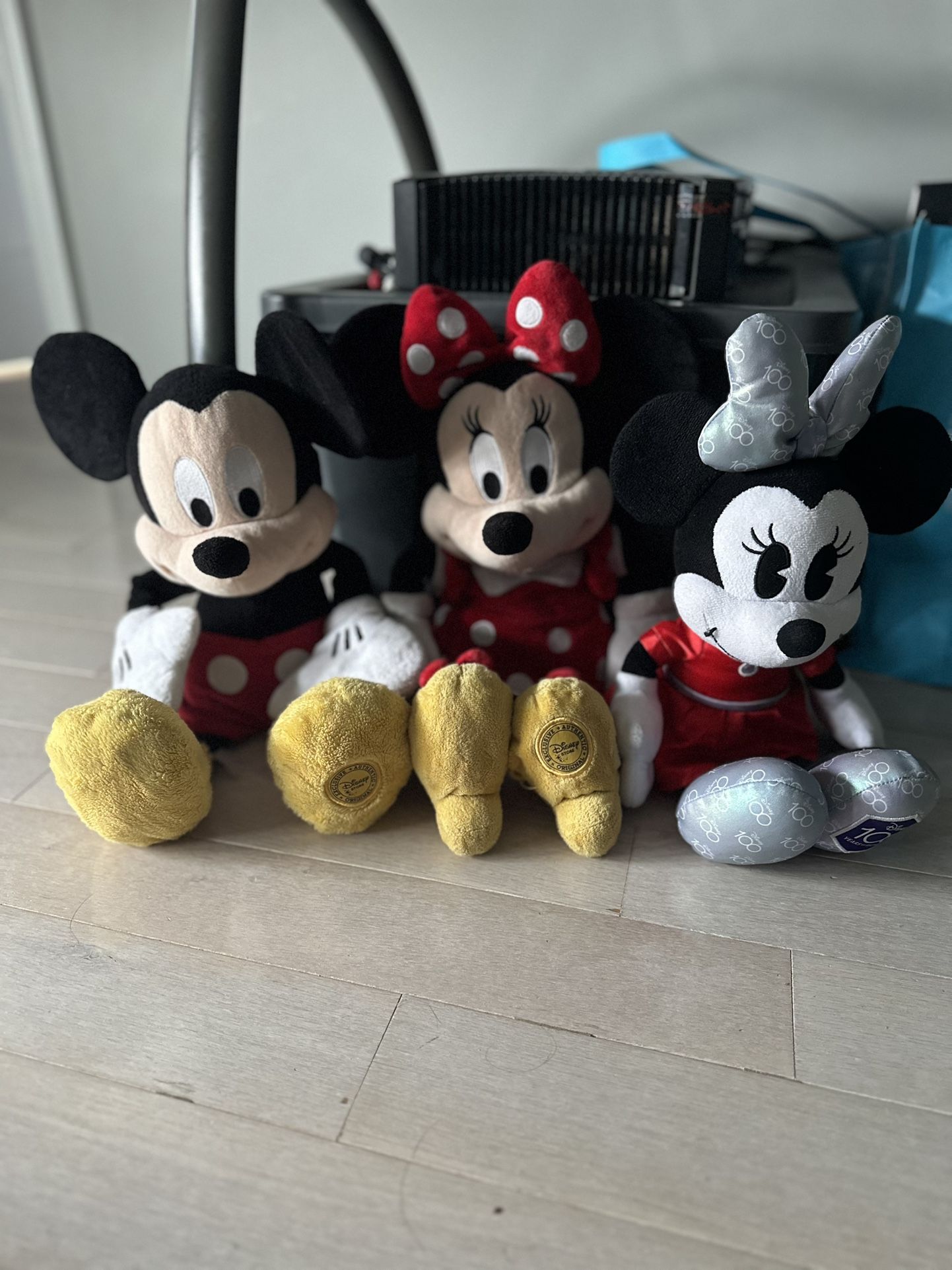 Mickey Mouse And Minnie Plush Toy