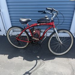 Motorbike moped motorized gas bicycle scooter minibike