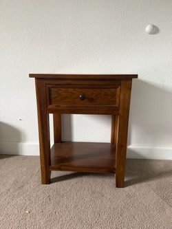 Brown nightstand