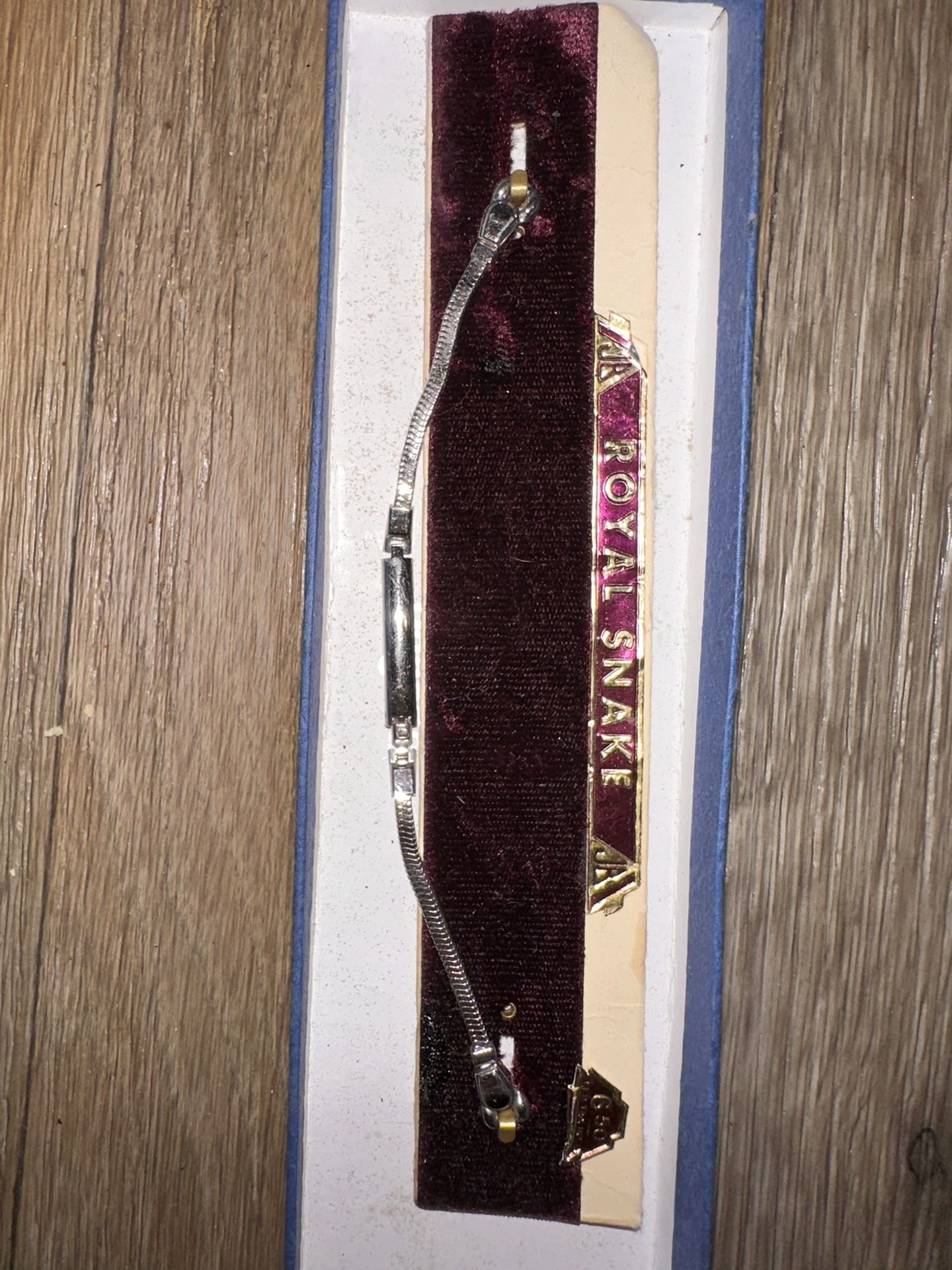 JB Champion 1/20, 12K GF Cocktail Watch Band..5 3/4" Vintage Royal Snake