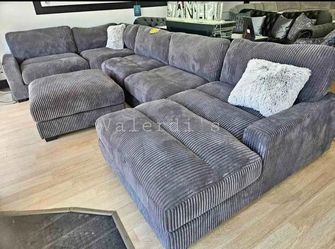 Oversized modular Sectional Sofa 77"x164"x66"36"H (pillows not included)