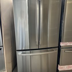 NEW OPEN BOX GE COUNTER DEPTH FRENCH STYLE REFRIGERATOR