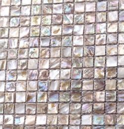 Mother Of Pearl Iridescent Tile - 1 sheet local