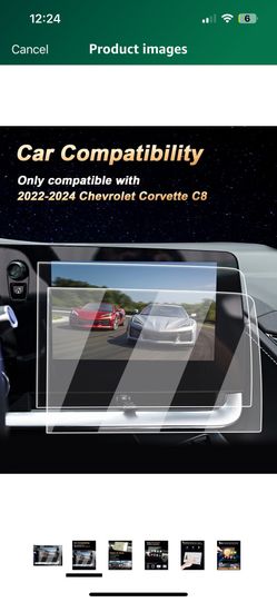 2022-2024 C8 Corvette Screen Protector 