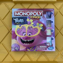 Monopoly Junior Trolls Board Game 