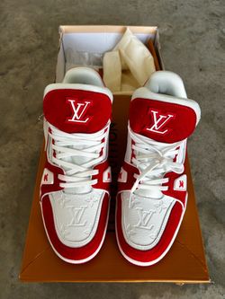 Red Louis Vuitton shoes