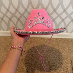 LED Color Changing Pink Cowgirl Hat Preppy