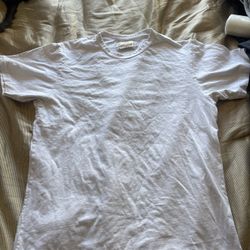 vintage 1920’s single stitch white blank tee