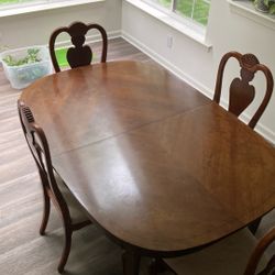 Dining Room table with Extensions To Fit  12 People 
