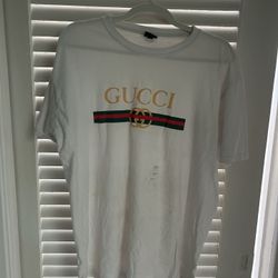 Gucci T-Shirt – White – Authentic – Size XXL – $50