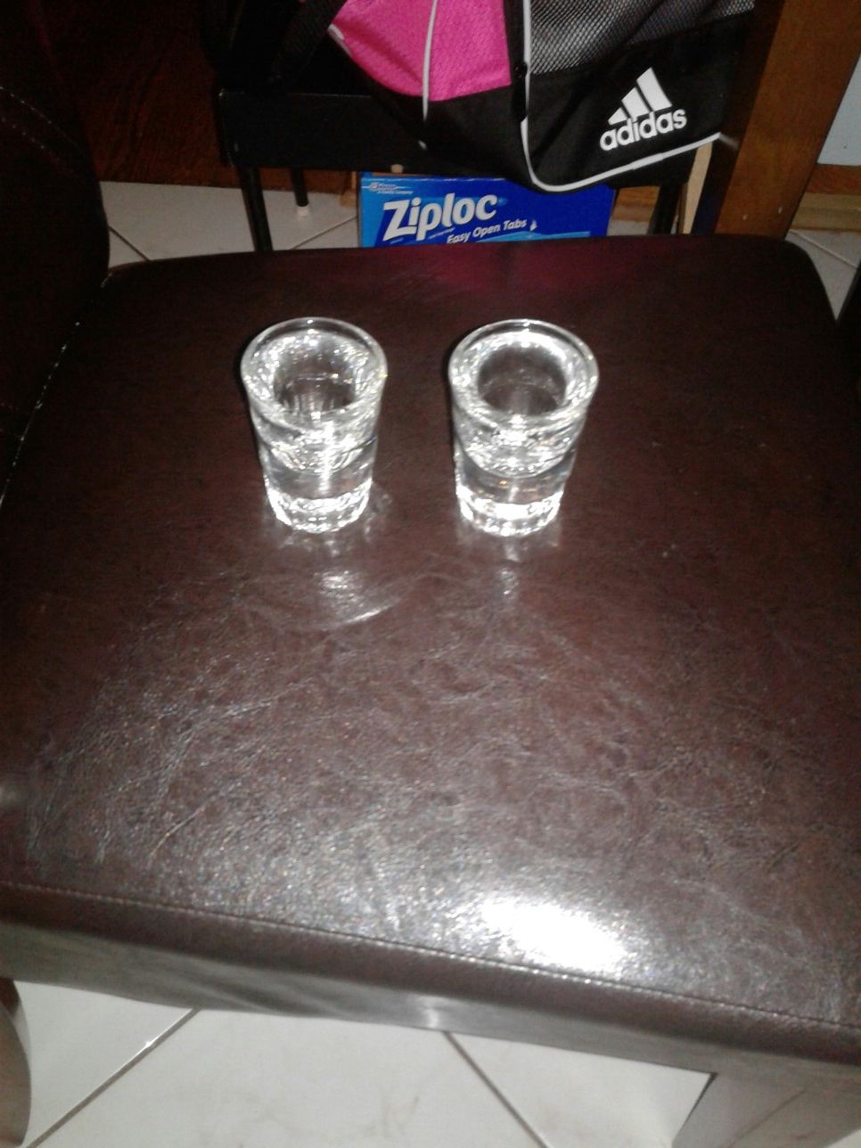 Unique heavy shot glass