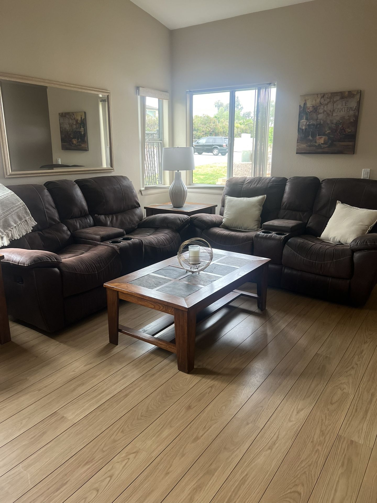 Couch, Tables