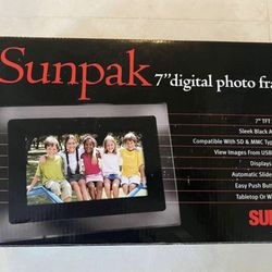 Sunpak 7” Digital Photo Frame