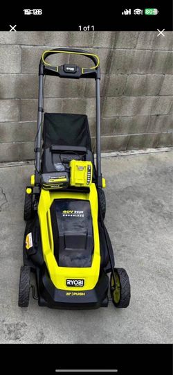 Ryobi 40V HP Brushless 20 in. Cordless Electric Battery Walk Behind Self-Propelled Lawn Mower with 6