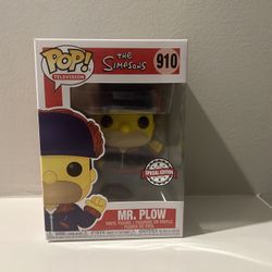 Funko Pop! Vinyl - The Simpsons Mr. Plow #910 Special Edition