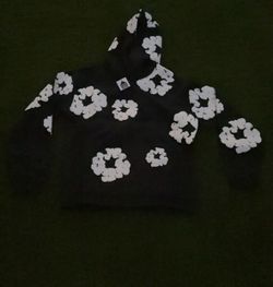 Black denim tears hoodie