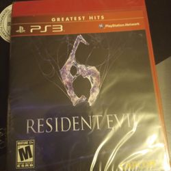 Sealed Resident Evil 6 PS3