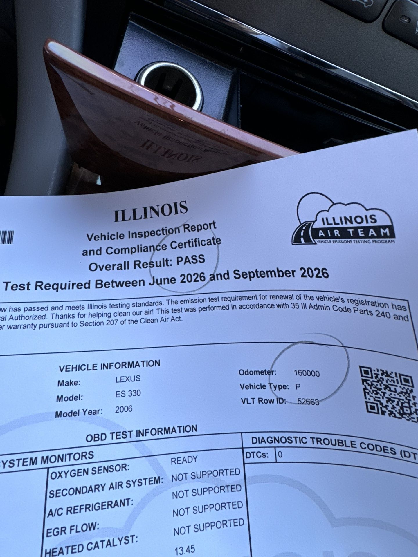 Failed Smog Test/Emissions Test