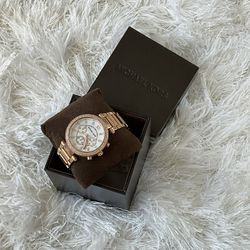 Mk Rose Gold Watch