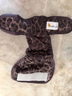 Dogs cover diapers or washable diapers and weeding planer