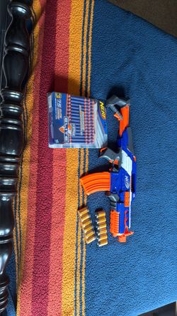 Nerf N-Strike Elite Blaster with Darts and Accessories