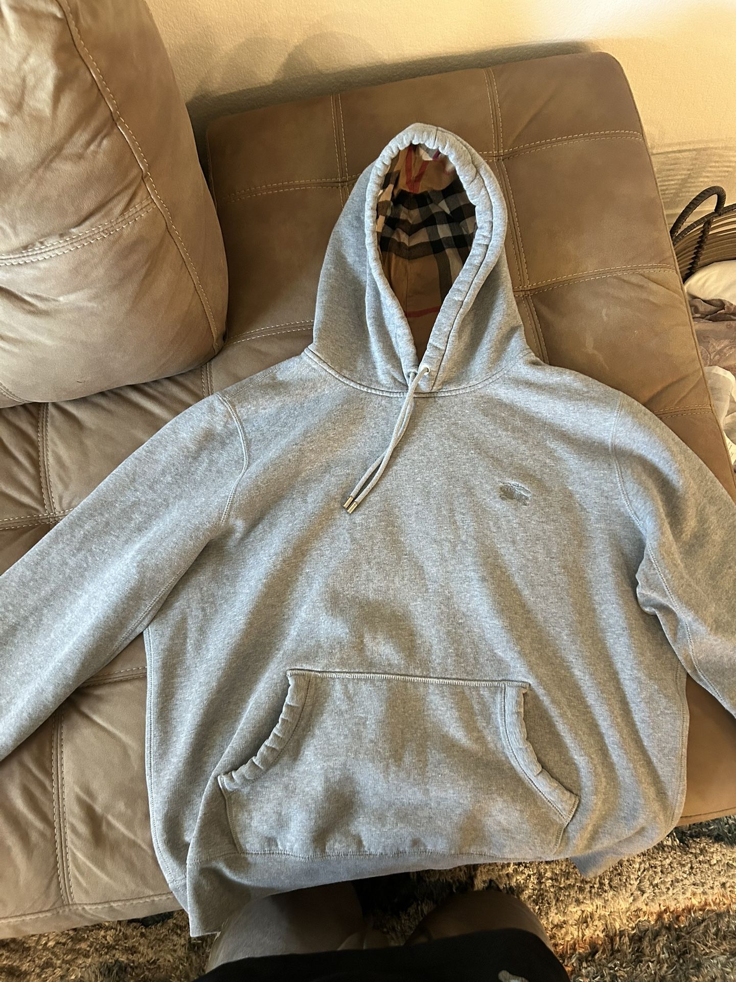 Burberry Kids XL Hoodie Gray
