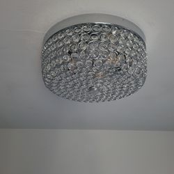 Glam Crystal Ceiling Light $40