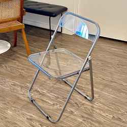 Giancarlo Piretti Inspired Plia Folding Chair - Clear Acrylic