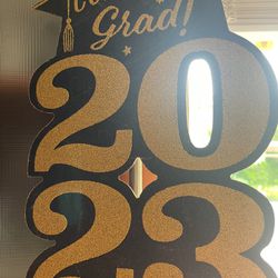 Graduation Helium Balloons And 2023 Graduation Decor 
