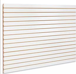 Slatwall Panel 4 x 8 white Melamine
