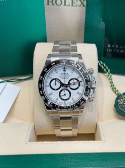 Rolex Daytona “Panda”  White Stainless Steel